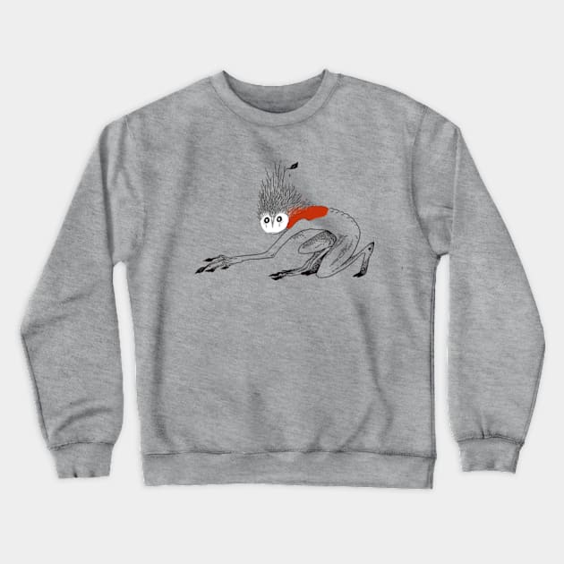 Woods Critter Crewneck Sweatshirt by conflictedlizard